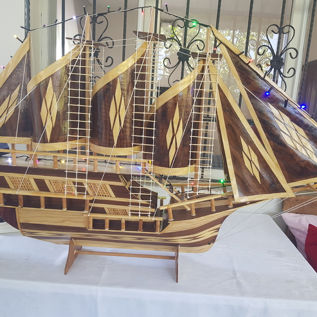 Gaziantepli emekli korucu 30 yıldır ahşap gemi maketi yapıyor