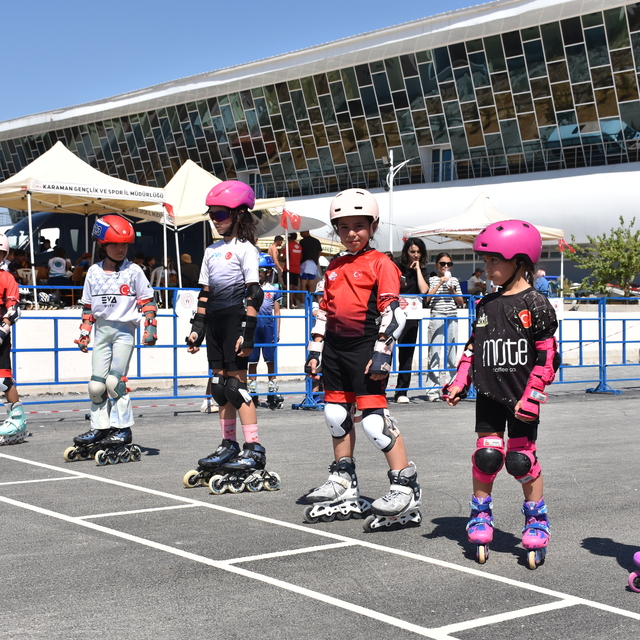 Tekerlekli Paten Türkiye Şampiyonası Finali, Karaman'da sona erdi