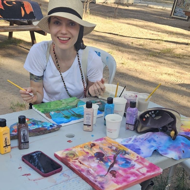 Antalya'da düzenlenen "5. Yaz Sanat Kampı ve Kültür Sanat Çalıştayı" tamaml...