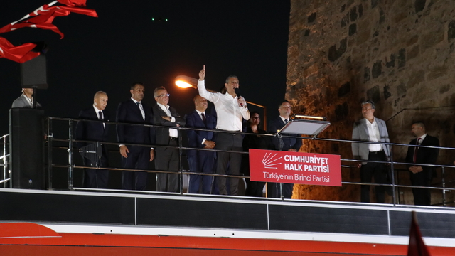 CHP Genel Başkanı Özel, Sinop'ta konuştu: