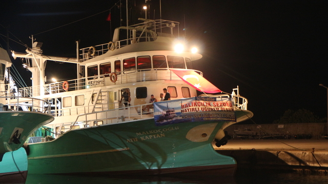 Samsun'da balıkçılar 'Vira Bismillah' dedi