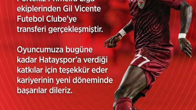 Hataysporlu Joelson Fernandes, Gil Vicente'ye transfer oldu