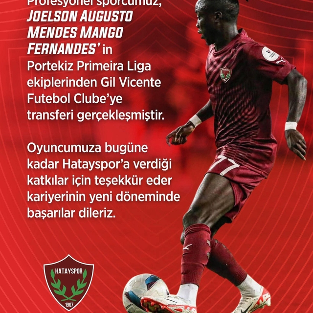 Hataysporlu Joelson Fernandes, Gil Vicente'ye transfer oldu