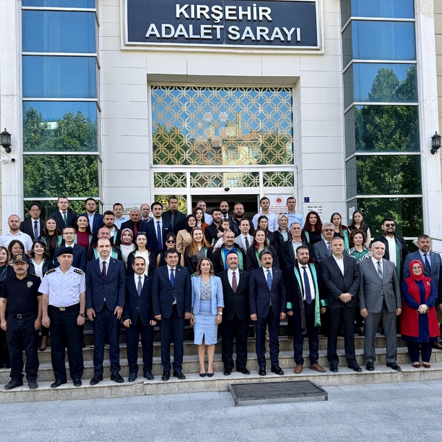 Kırşehir'de yeni adli yıl düzenlenen törenle başladı