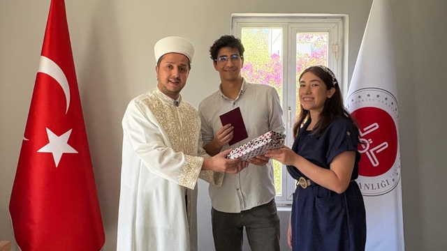 Datça Müftülüğünde ilk resmi nikah kıyıldı