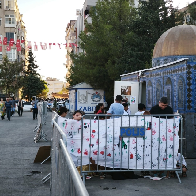 Mardin'de Yeşilay'dan Filistin etkinliği
