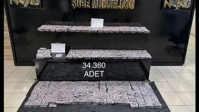 Diyarbakır'da 34 bin uyuşturucu hap ile 2 kilo kokain ele geçirildi