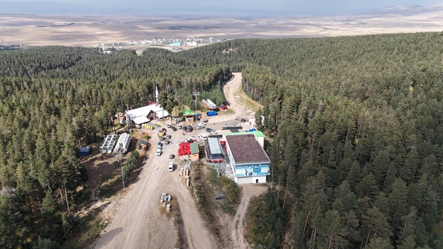 Sarıkamış Kayak Merkezi'ne suni kar makineleri kuruluyor