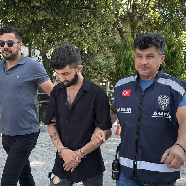 Samsun'da havalı korna çalan hırsız yakalandı