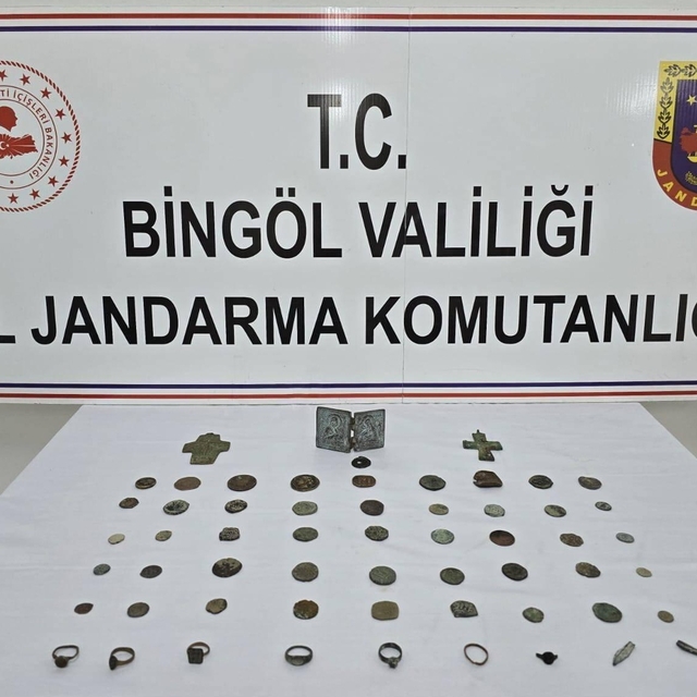 Bingöl'de 45 sikke ele geçirildi
