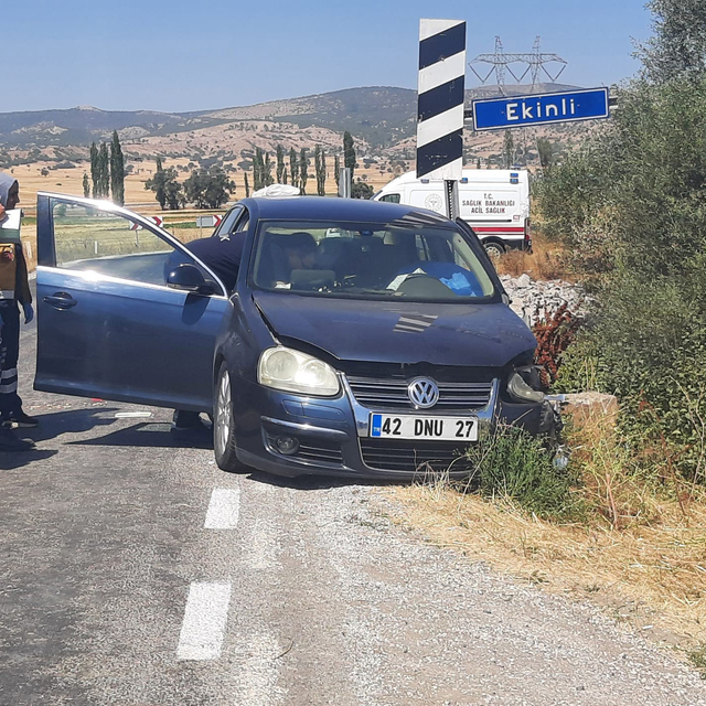 Tokat'ta otomobil köprü bariyerine çarptı: 1 ölü, 2 yaralı