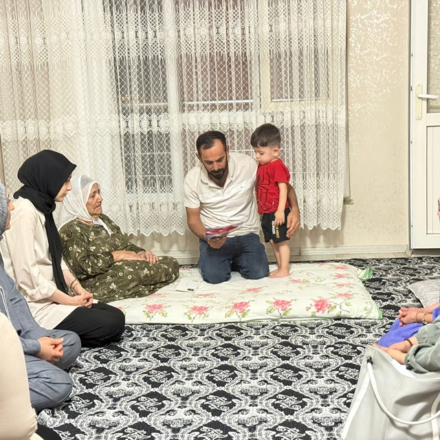 Cumhurbaşkanı Erdoğan'ın "Terörsüz Türkiye" mektubu Siirt'te şehit aileleri...