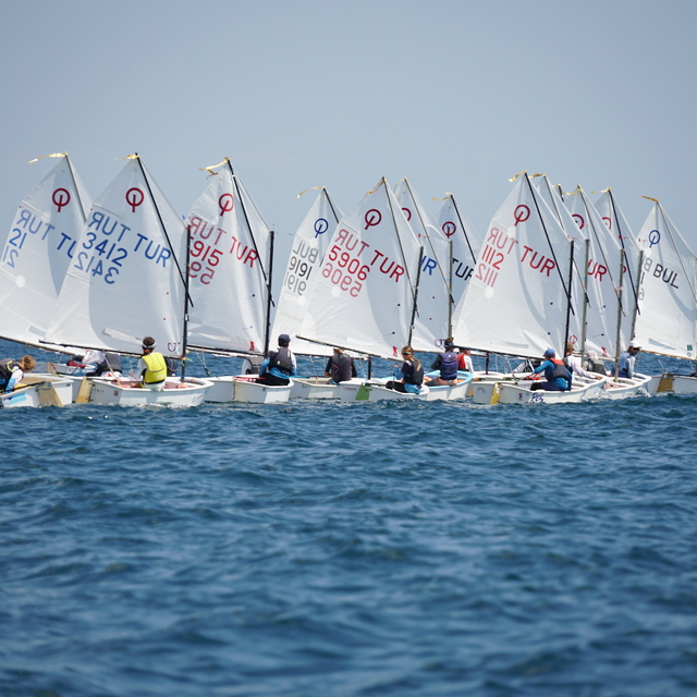 Tekirdağ'da 9. Uluslararası Süleymanpaşa Optimist Cup Yelken Yarışları başl...