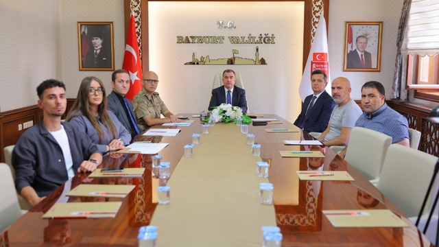 Bayburt'ta Güvenlik ve Asayiş Bilgilendirme Toplantısı yapıldı