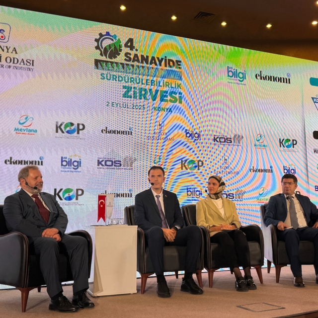 Konya'da Sanayide Yeşil Dönüşüm ve Sürdürülebilirlik Zirvesi yapıldı
