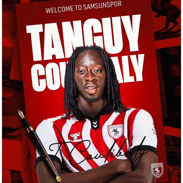 Samsunspor, Fransız kanat oyuncusu Tanguy Coulibaly ile sözleşme imzaladı