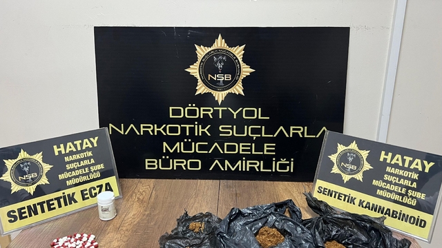 Hatay'da uyuşturucu operasyonunda yakalanan 2 şüpheli tutuklandı