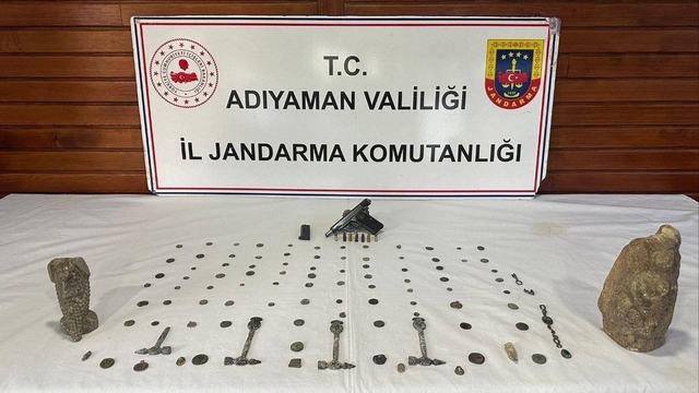 Adıyaman'da tarihi eser operasyonu: 4 gözaltı