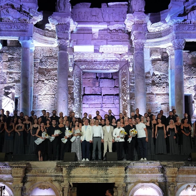 "Carmina Burana" balesi, Hierapolis Antik Tiyatrosu'nda sahnelendi