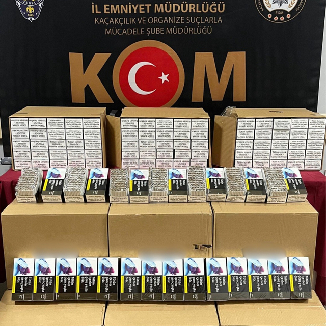 Yozgat'ta 202 bin makaron ele geçirildi