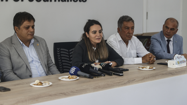 İYİ Parti Genel Başkan Yardımcısı Taş, Mersin'de gazetecilerle buluştu