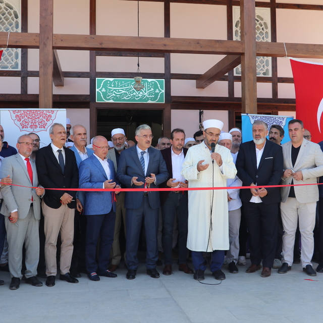Bursa'da Süleyman Çelebi Türbe, Cami ve Külliyesi'nin açılışı yapıldı