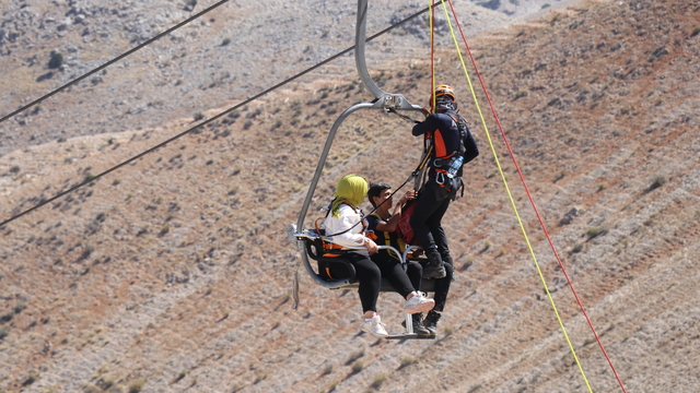 Isparta'da Ulusal Teleferik ve Doğada Arama-Kurtarma Tatbikatı yapıldı