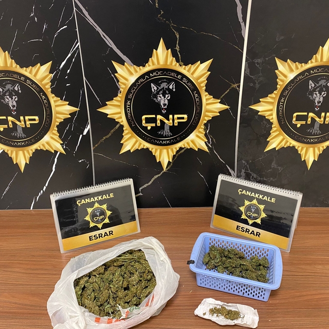 Çanakkale'de uyuşturucu operasyonlarında yakalanan 5 kişi tutuklandı