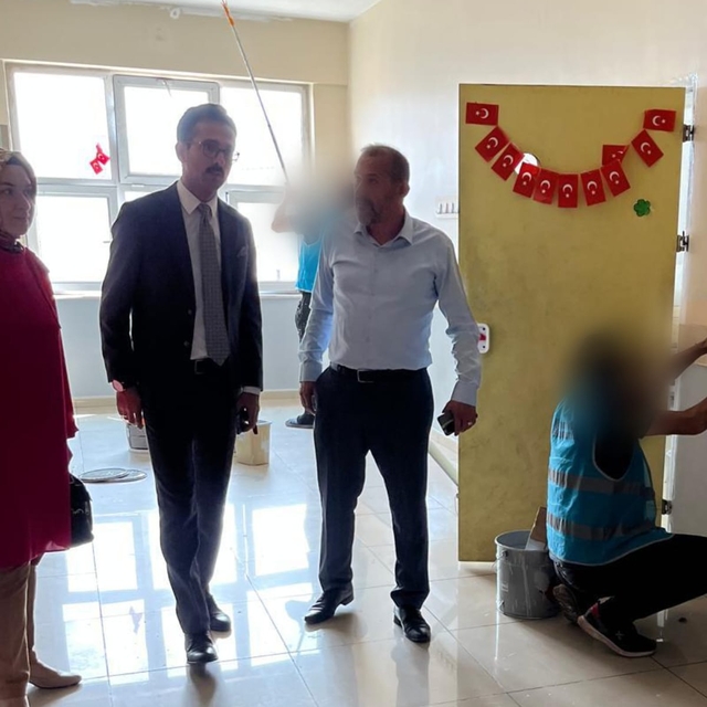 Zonguldak'ta denetimli serbestlik yükümlülerinden okullara destek