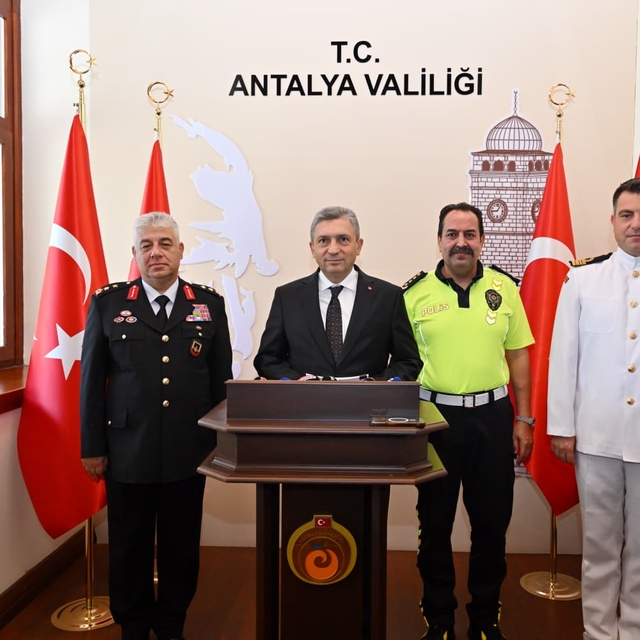 Antalya'da İl Asayiş ve Güvenlik Bilgilendirme Toplantısı yapıldı