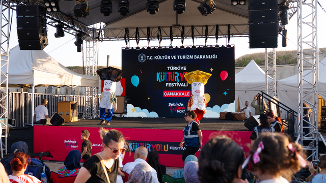 Türkiye Kültür Yolu Festivali Çanakkale'de devam ediyor