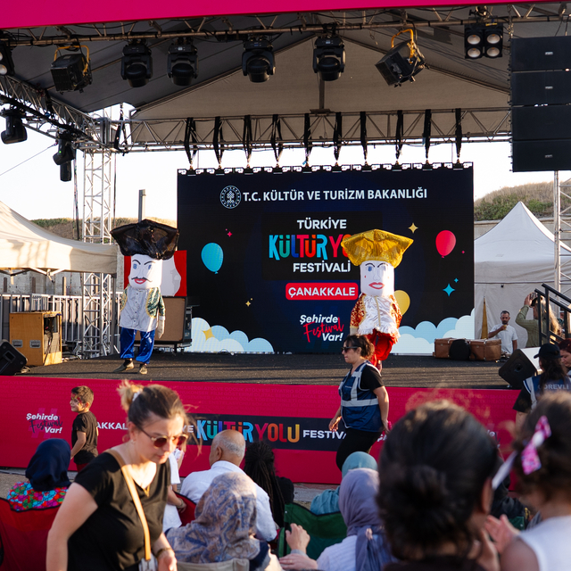Türkiye Kültür Yolu Festivali Çanakkale'de devam ediyor