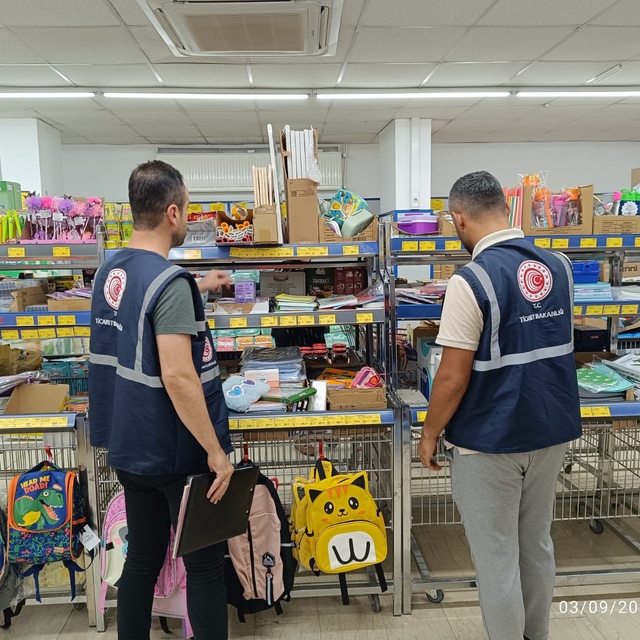 Batman'da kırtasiye ürünleri denetlendi