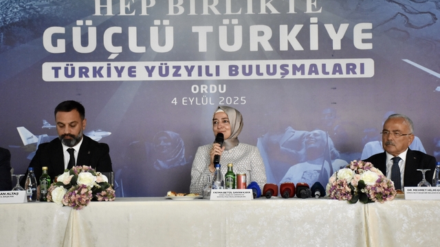AK Parti Genel Başkan Yardımcısı Kaya, Ordu'da konuştu:
