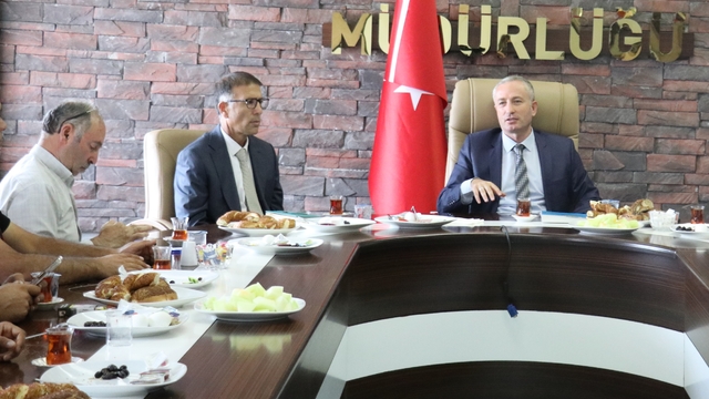 Ağrı İl Milli Eğitim Müdürü Kökrek, basın mensuplarıyla bir araya geldi