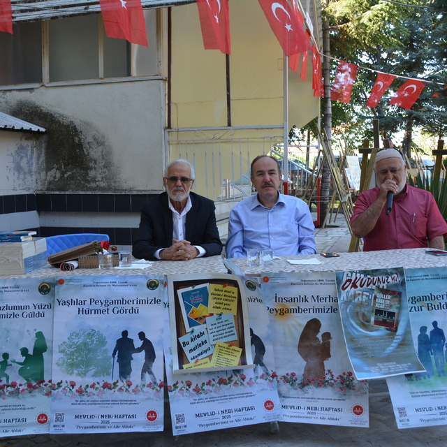 Banaz'da Mevlid-i Nebi Haftası dolayısıyla program düzenlendi