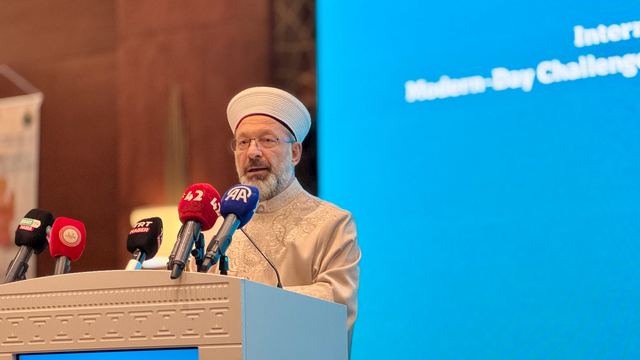 Diyanet İşleri Başkanı Erbaş Uluslararası Aile Çalıştayı'nda konuştu: