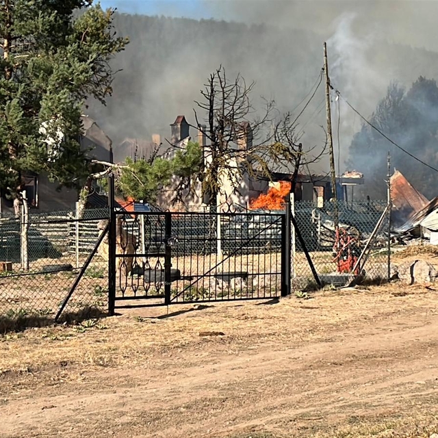 Bolu'da, yayladaki yangında 12 yapı kullanılamaz hale geldi