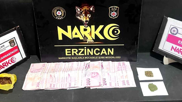 Erzincan'da uyuşturucu operasyonunda 1 zanlı tutuklandı