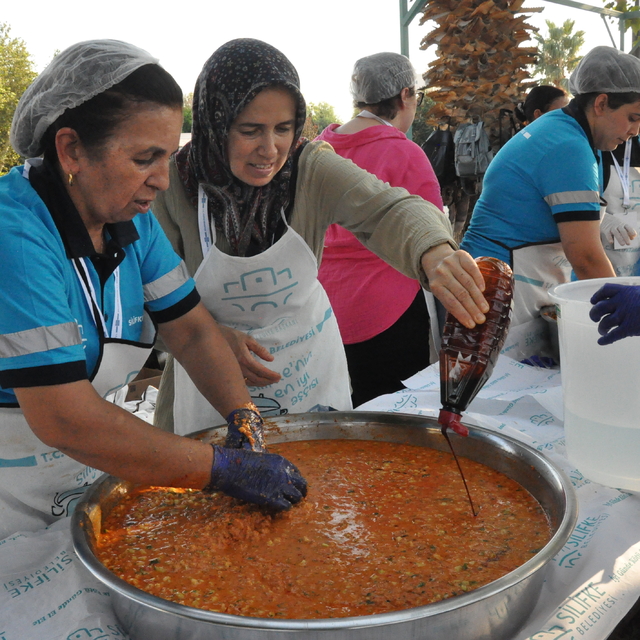 Silifke'de yöresel lezzet yarışması yapıldı