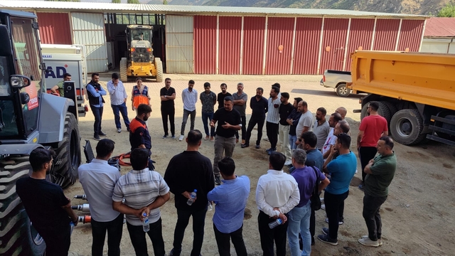 Hakkari'de AFAD gönüllülerine 2 günlük eğitim verildi