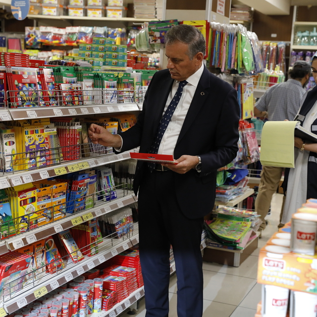 Samsun'da kırtasiye ve okul ürünlerine yönelik denetim yapıldı