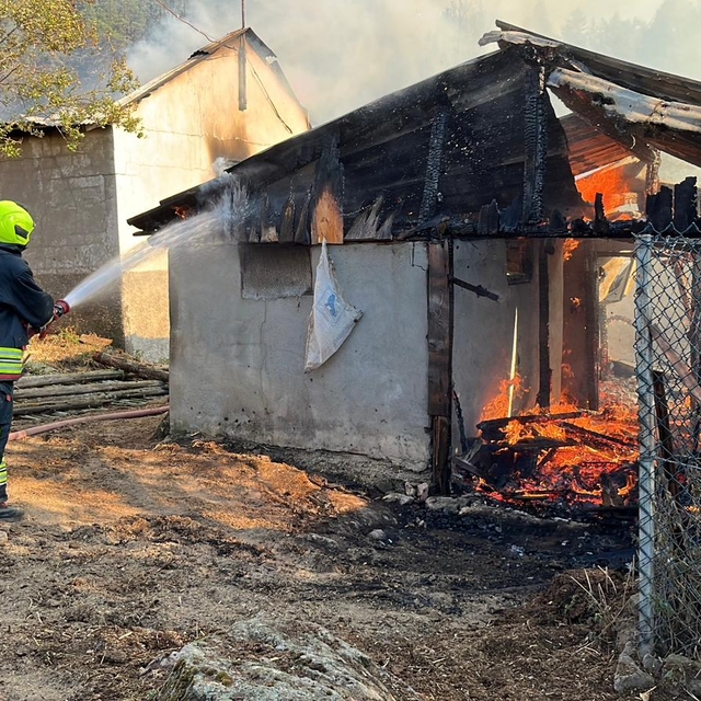 Yayladaki 12 yapının zarar gördüğü yangını damat çıkarmış