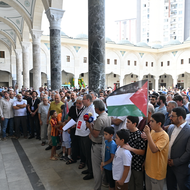 Gaziantep'ten Filistin'e ve Küresel Sumud Filosu'na destek