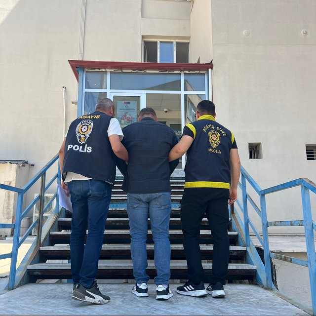 Muğla'da 10 yıl 5 ay hapis cezası bulunan hükümlü yakalandı