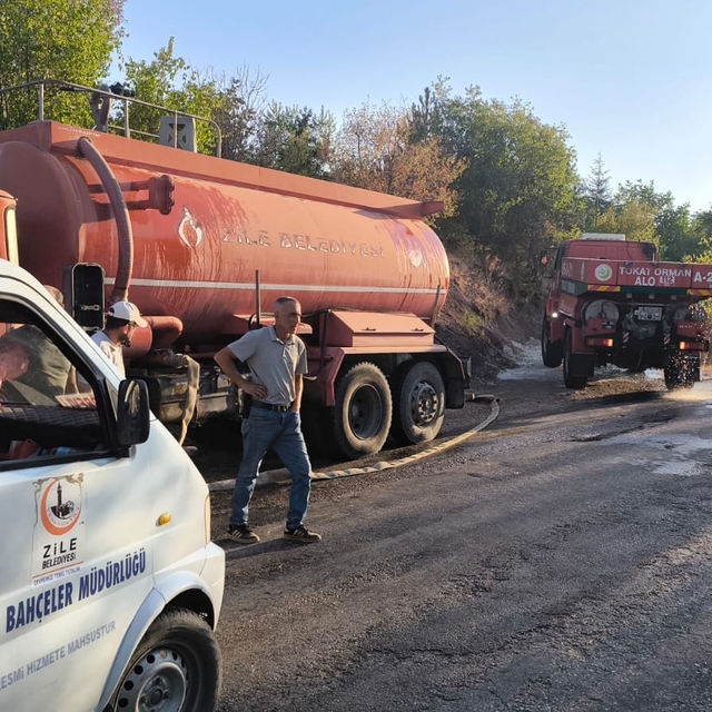 Tokat'ta çıkan orman yangını kontrol altına alındı