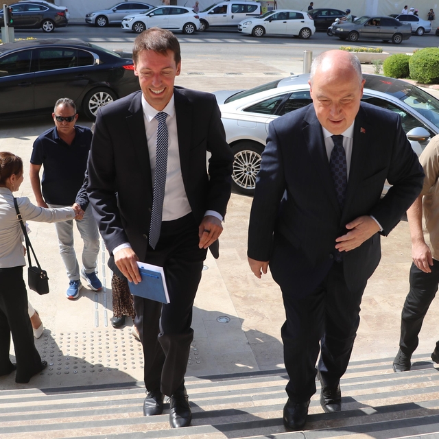 AB Türkiye Delegasyonu Başkanvekili Vılcınskas Denizli'ye geldi