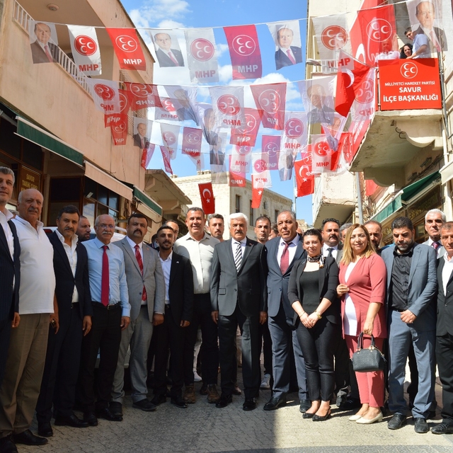 Savur'da MHP İlçe Başkanlığı binası hizmete girdi