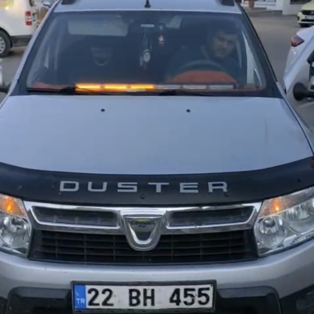 Edirne'de "usulsüz çakar" kullanan sürücüye 138 bin 172 lira ceza