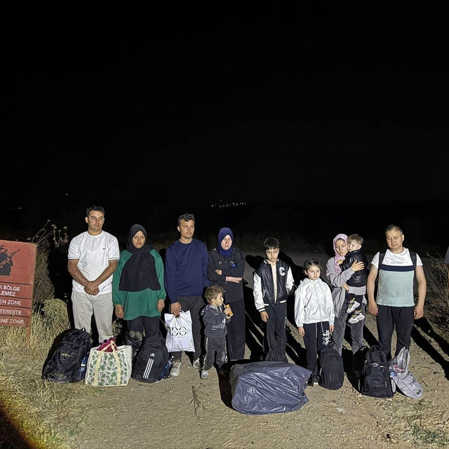 Edirne'de 20 kaçak göçmen yakalandı